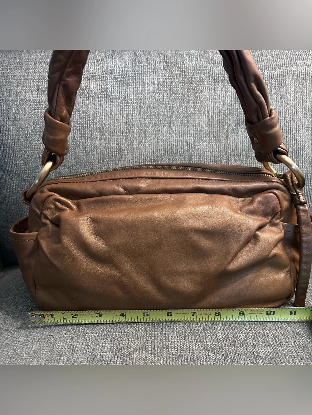Coach Parker Soho Leather Hobo Bag Pearlized Copper Y2K Slouchy Shoulder (13442)